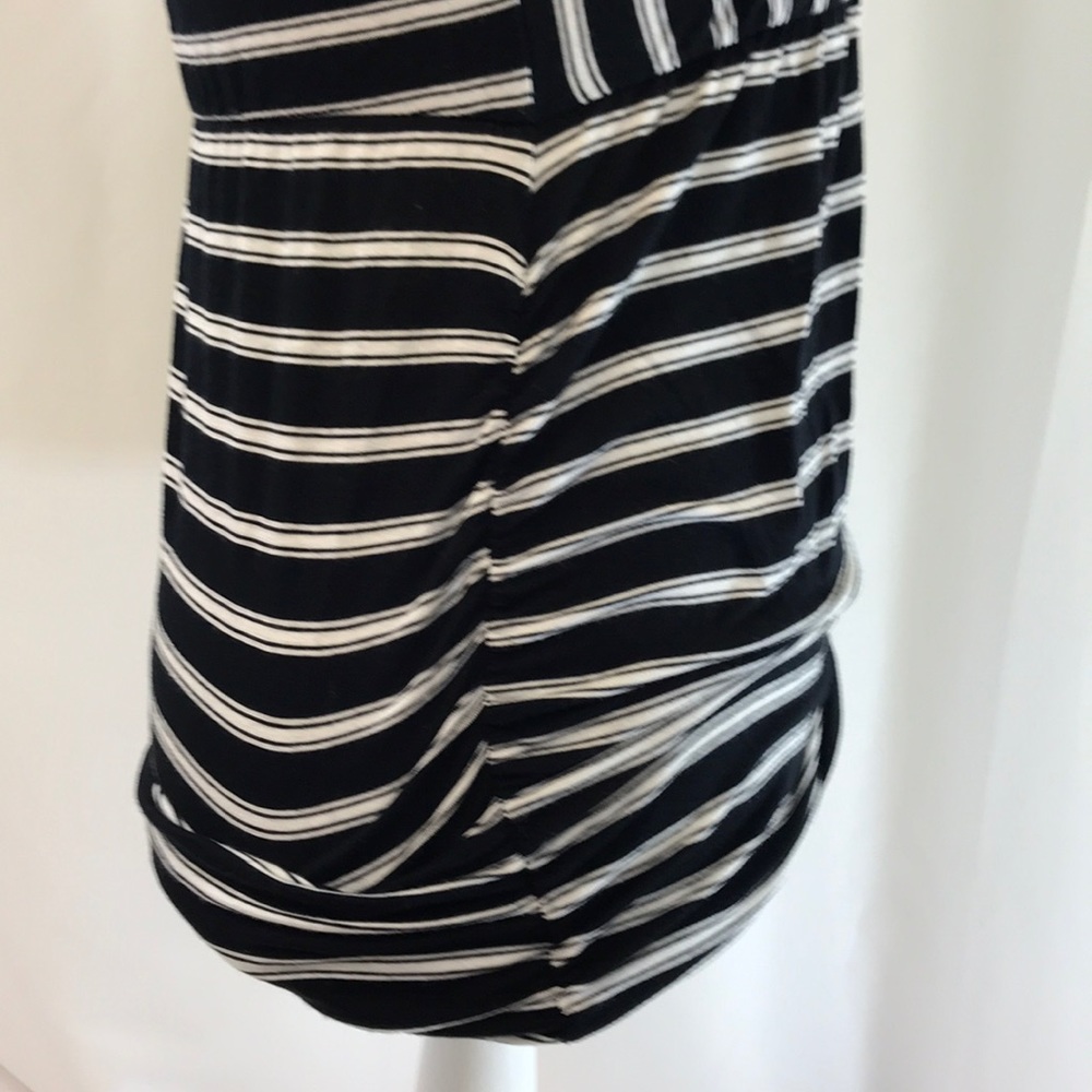 Motherhood Maternity Striped Sleeveless Shirt - Picture 4 of 6